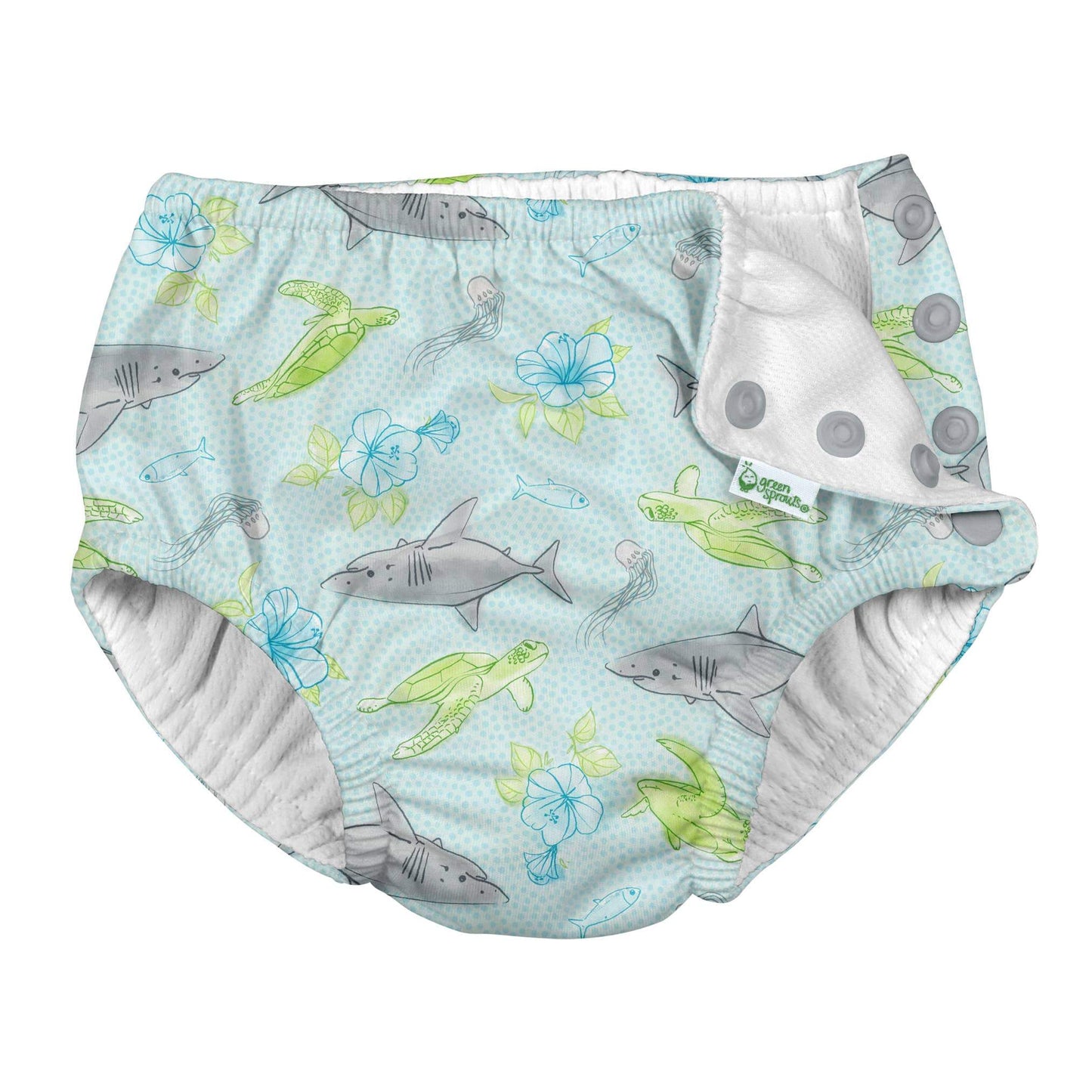 Snap Reusable Swimsuit Diaper - Boys Print - The Boss Baby Boutique