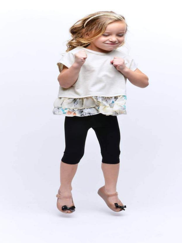 Floral Frill Top - The Boss Baby Boutique