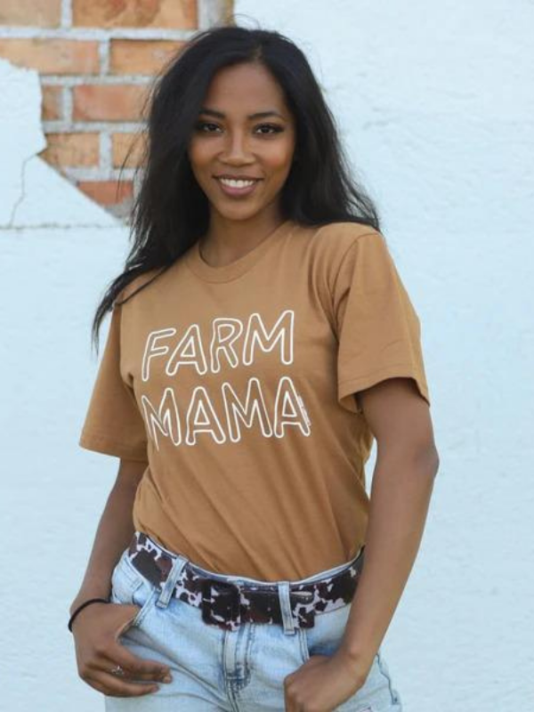 Farm Mama T-Shirt - The Boss Baby Boutique