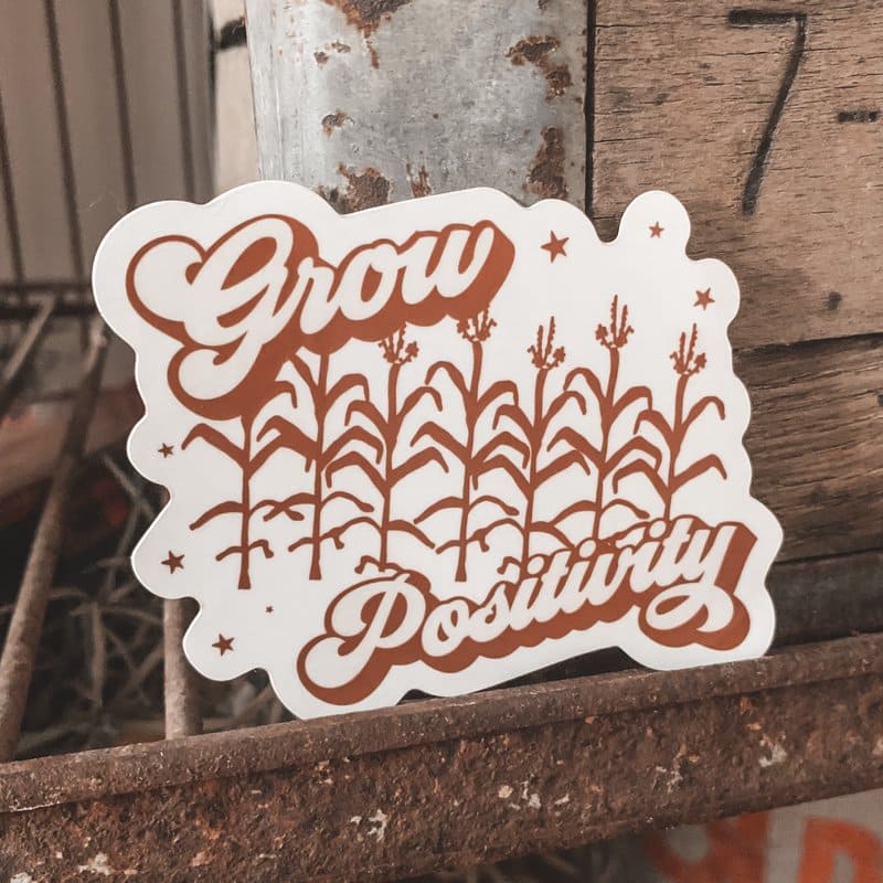 Grow Positivity Sticker - The Boss Baby Boutique