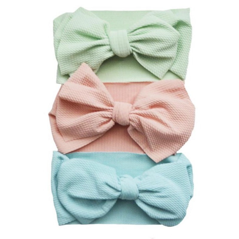 Mila Messy Bow Headband - Cotton Candy - The Boss Baby Boutique