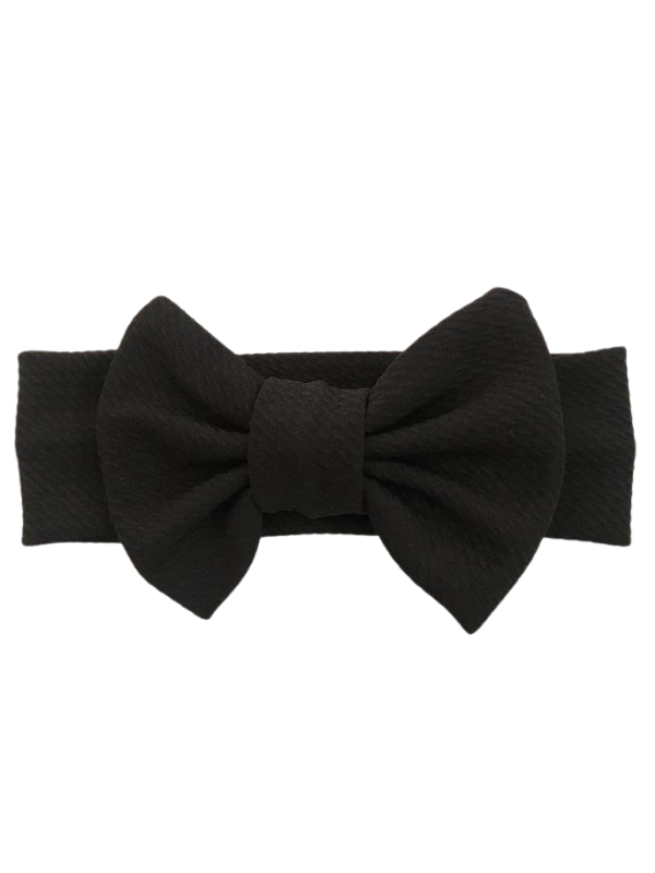 Baby Solid Bowknot Headbands - The Boss Baby Boutique