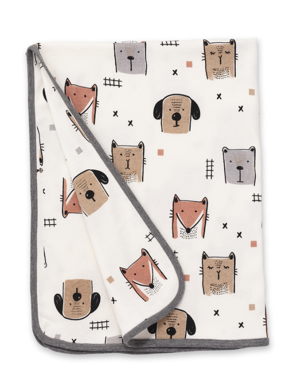 Animal Party Baby Blanket - The Boss Baby Boutique
