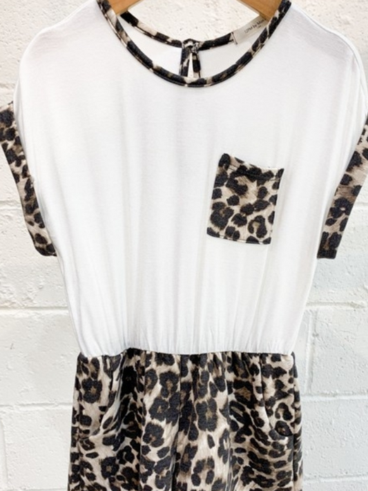 Cheetah Romper - The Boss Baby Boutique