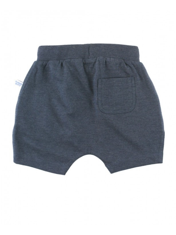Heather Navy Jogger Short - The Boss Baby Boutique