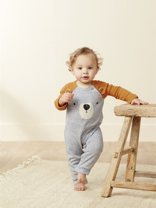 Bear Face Baby Bodysuit - The Boss Baby Boutique