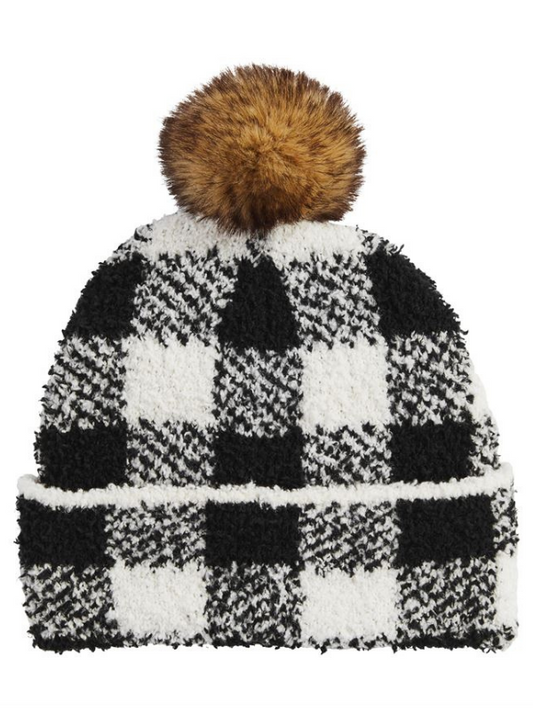 Buffalo Check Hat- Adult - The Boss Baby Boutique