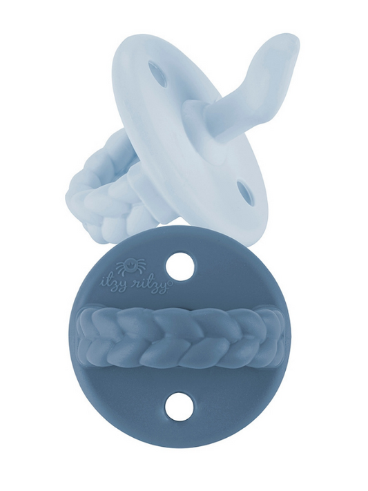 Sweetie Soother Blue Orthodontic Pacifier Sets - The Boss Baby Boutique