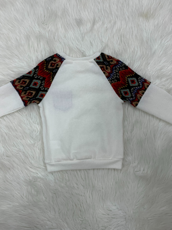 Aztec Print Long Sleeve - The Boss Baby Boutique