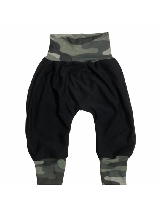 Camo Band Harem Baby Pants - The Boss Baby Boutique