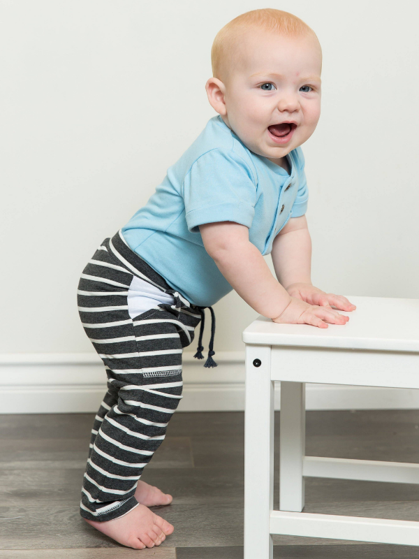 Boys Infant Grey Joggers - The Boss Baby Boutique