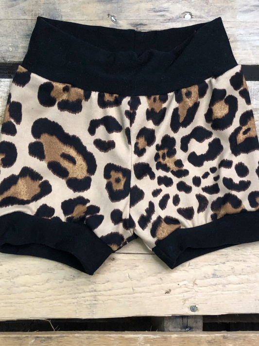 Latte Cheetah Shorties - The Boss Baby Boutique
