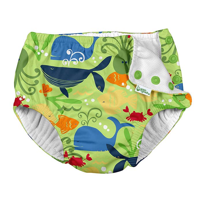 Snap Reusable Swimsuit Diaper - Boys Print - The Boss Baby Boutique