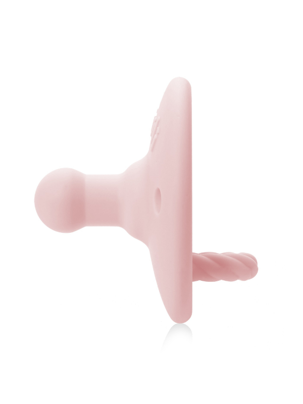soft pink pacifier